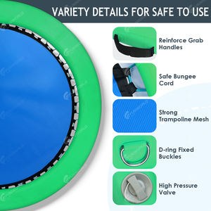 <span class=keywords><strong>Hamac</strong></span> d'eau <span class=keywords><strong>gonflable</strong></span> avec radeaux gonflables <span class=keywords><strong>Hamac</strong></span> circulaire de 10 pieds avec centre en maille Tapis d'eau flottant le mieux noté - Product Image 3