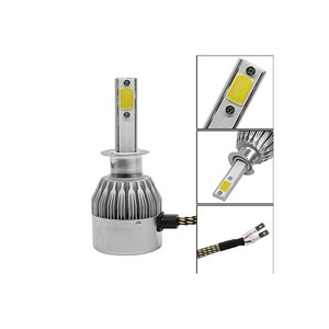 ชุดไฟหน้ารถยนต์36W แบบ COB LED คู่ H1 3800ลูเมน6000K แบบปลั๊กแอนด์เพลย์ติดตั้งไฟต่ำสำหรับให้แสงสว่างแบบไม่มี H7 H4 - Product Image 4