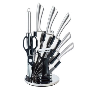 Food Grade 8 Pcs In Acciaio Inox <span class=keywords><strong>Da</strong></span> Cucina <span class=keywords><strong>Chef</strong></span> <span class=keywords><strong>Set</strong></span> <span class=keywords><strong>di</strong></span> <span class=keywords><strong>Coltelli</strong></span> - Product Image 1