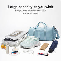 Bolsa de deporte para entrenamiento de yoga personalizada, bolsa de hombro con compartimento para zapatos