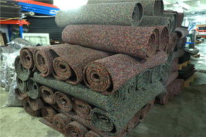 Utilisation commerciale et domestique, rouleau de <span class=keywords><strong>mousse</strong></span> acoustique en caoutchouc de 3 mm à 20 mm, tapis de réduction du bruit avec absorption des chocs pour application en salle de sport - Product Image 6