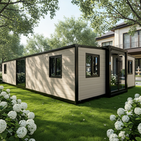 Casa Contenedor Prefabricada Móvil Personalizada de 20, 30 y 40 Pies, Expandible, con Baño y Cocina, Portátil