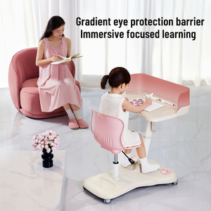 Sedia <span class=keywords><strong>da</strong></span> studio ergonomica e regolabile Tenwin 2802-8-9 rosa, vendita diretta <span class=keywords><strong>per</strong></span> studenti, bambini, scuola, casa e ufficio - Product Image 2