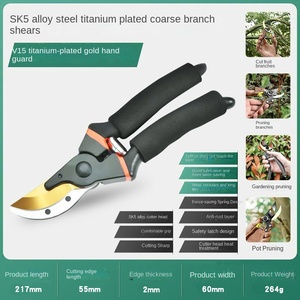 Tijeras de <span class=keywords><strong>podar</strong></span> <span class=keywords><strong>para</strong></span> jardín de acero SK5 de grado Diy, ramas de <span class=keywords><strong>árboles</strong></span> domésticos, <span class=keywords><strong>árboles</strong></span> frutales, tijeras de <span class=keywords><strong>podar</strong></span> ásperas, mango de goma, ahorro de mano de obra - Product Image 6