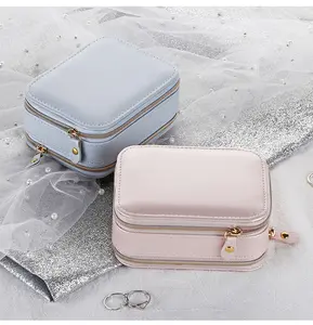 China supplier custom wholesale gift leather bag jewelry packaging case