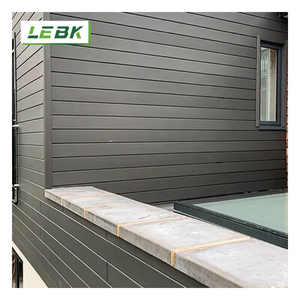 Panneaux muraux en WPC plastique pour extérieur, imperméables, résistants à l'humidité, à emboîtement, texture <span class=keywords><strong>bois</strong></span> 3D, pour utilisation en appartement - Product Image 3