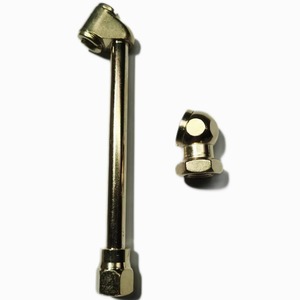 Aluminum Alloy Air Pump Nozzle 1/4 Npt <b>Threaded</b> Copper Plated Pneumatic <b>Tool</b> Accessory - Product Image 2
