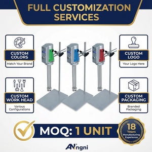 <span class=keywords><strong>Agitador</strong></span> de Laboratorio AM110W-O 20L, Mezclador Electrónico de Velocidad Constante para Alimentos, Pintura, Crema, Cosméticos y Líquidos Viscosos - Product Image 3