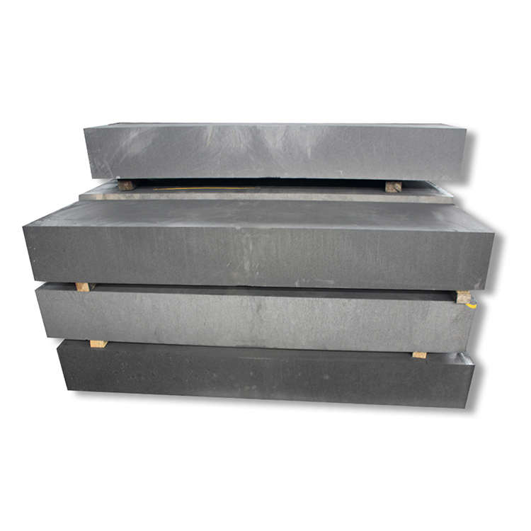 550*410*250Mm 1.85G/Cm3 China Hot Selling Isostatisch Grafiet Materiaal Grafiet Producten Gegoten Graphite blok