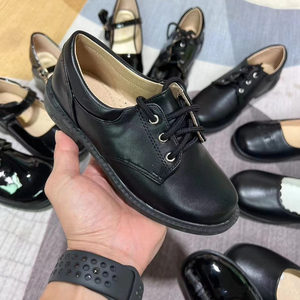 NUOVE Scarpe Scolastiche per Bambini Nere, Scarpe in Pelle per Bambini di Grande Successo, Scarpe in Pelle con Suola Morbida per Studenti, Vendita all'Ingrosso - Product Image 1