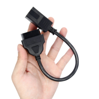 Cable Adaptador de Diagnóstico Honda de 3 Pines a OBD2 de 16 Pines para Herramienta de Diagnóstico de Motocicletas Honda, Escáner OBD2 para Motocicletas J1962 de 16 Pines