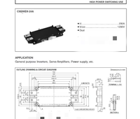 Module de commande IGBT CM200DXD-24A, testé et fonctionnel, garantie 180 jours, prix négociable