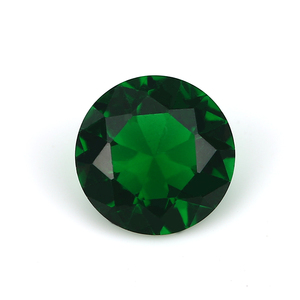 Wuzhou Factory Direct Sales Colorful Round Glass Diamond Cut Glass Loose Stone for Glass <strong>Gemstone</strong> - Product Image 3