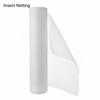 Rouleau de filet anti-insectes 40-60 mailles, maille en HDPE stabilisée aux UV pour la protection des serres et l'agriculture