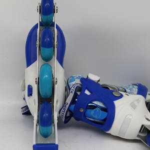 Chaussure de patinage réglable rouleau clignotant taille du rouleau clignotant chaussures de patinage à roulettes fille garçon patins à roues alignées - Product Image 3