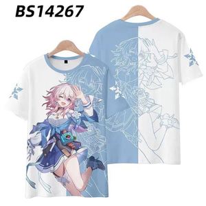 เสื้อคลุมคอสเพลย์แขนสั้นพิมพ์ลายสีสันสดใส 28 Style Star Rail ตัวละครแดน เฮง คาฟคา จิง หยวน สำหรับคอสเพลย์อนิเมะ - Product Image 6