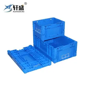 Heavy Duty No foldable 600x400*340mm plastic moving boxes