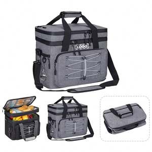 Nevera portátil de playa de 24/30/60/75 latas, nevera grande a prueba de fugas para camping, nevera portátil para compras y camping - Product Image 2