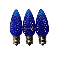 Super Qualité C9 Commercial LED Ampoules de Noël Rouge Transparent pour l'extérieur C9 Holiday Lighting Étanche