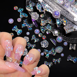 50/100 Piezas de Diamantes de Imitación 3D para Uñas, Adornos para Uñas, Joyería de Lujo, Accesorios para Manicura - Product Image 2