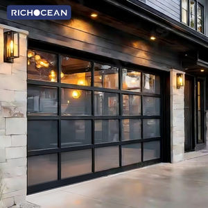 RICHOCEAN Proveedor Chino de Puertas de Garaje Seccionales de Vidrio Esmerilado Aisladas Eléctricamente con Rejilla - Product Image 1