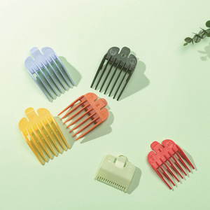 Ensemble de tondeuses à cheveux électriques, 10 pièces, avec peignes, pour usage domestique, boîtier en plastique - Product Image 3