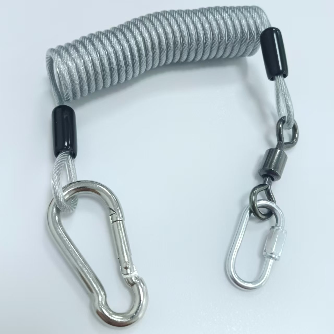 Verified Supplier Plastic Coil Tether Retractable Safety Lanyard |  Alibaba.com