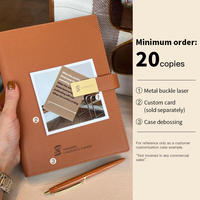 Agenda personnel 2027 A5 en cuir PU, carnet à feuilles mobiles détachable, planificateur, couverture rigide personnalisée avec boucle pour stylo