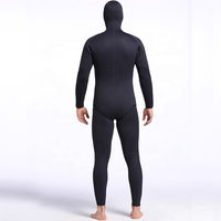 Combinaison de plongée DIVESTAR noire unisexe grande taille, longue, en néoprène, épaisseur 5 mm/7 mm, respirante, anti-UV, imperméable