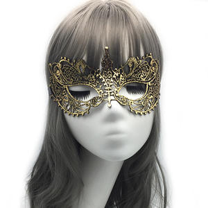Großhandel Fabrik Frauen Golden Sexy Lace Eye Party Masken für Maskerade Venezia nischen Karneval Prom Party Masken - Product Image 5