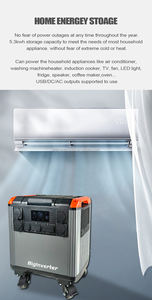 Système d'alimentation solaire portable avec batterie au lithium 5000W pour application commerciale au sol - Product Image 5