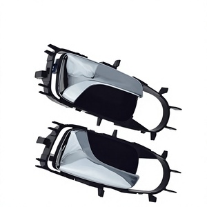 Manija de puerta LS0018C-3 para Chevrolet Optra Lacetti, electrochapada, izquierda/derecha, pieza de repuesto de plástico y metal 96548092 96548093 - Product Image 1
