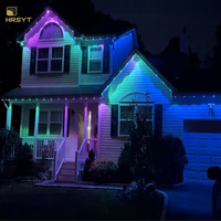 HRSYT Extérieur Ip68 Led Point Pixel Light Aluminium Track Light DC48V Rgb LED Pixel Point Light
