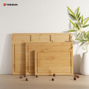 เขียงไม้ไผ่ธรรมชาติปรับแต่งได้เป็นมิตรกับสิ่งแวดล้อมเขียงหนากันลื่นสำหรับห้องครัว - Product Image 4