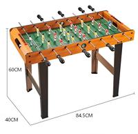Table de football de table classique en bois de 33 pouces pour usage intérieur, fabriquée en MDF, logo personnalisé, certifiée EN71 ASTM ROHS, table de football sécurisée
