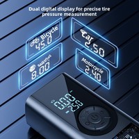 Wireless Portable Car Air Pump Dual Digital Display USB Rechargeable Tire Inflator for Car Motorcycle Bicycle