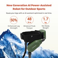 Robot robuste en alliage d'aluminium et fibre de carbone haute résistance, réglages ajustables, escalade des escaliers, alimenté par IA, certifié CE/FCC, indice de protection IP54