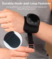 Bracelet intelligent sans fil à micro-courant EMS en nylon avec massage par compresse chaude, respirant et réglable pour le syndrome du canal carpien estival