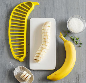 Affettatrice Manuale per Frutta e Verdura, Utensile da Cucina, Set di Taglierini Lunghi, Tritatutto Manuale, Affettatrice per Banane - Product Image 6