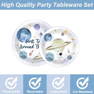 Premier <span class=keywords><strong>voyage</strong></span> autour du <span class=keywords><strong>soleil</strong></span> fournitures de fête d'anniversaire fête à thème de l'espace extra-atmosphérique ensemble de vaisselle jetable décoration de fête à thème <span class=keywords><strong>soleil</strong></span> - Product Image 5