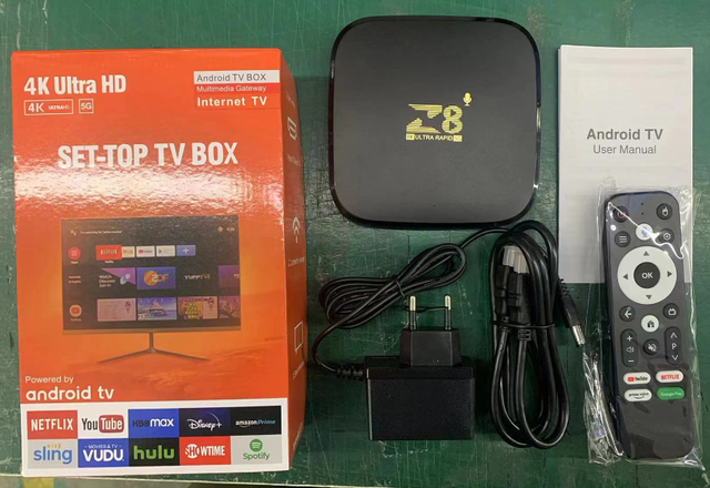 Cheap Hotselling Z8 5G ATV Set-top Box 1GB 8GB Go Ogle B T Voice Remote Android Dual Wifi 4K H D Video TV Box