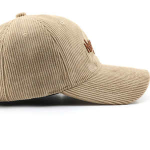 قبعة أب منظمة عالية الجودة من كوردروي ، قبعة أب جديدة من يورك من الرجال والنساء في الهواء الطلق قابلة للتعديل - Product Image 6