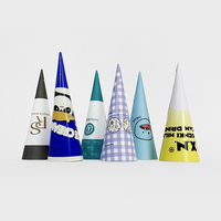 Manchons en papier jetables personnalisés pour cornets de crème glacée, supports coniques pour desserts et snacks