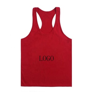Custom high quality printing 100% cotton Bodybuilding Stringer Weight-Training Y-Back Racerback Tank <b>Top</b> - Product Image 3