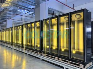 Réfrigérateur à boissons de supermarché réfrigérateur à <span class=keywords><strong>4</strong></span> <span class=keywords><strong>portes</strong></span> pour boissons froides commercial présentoir réfrigérateur commercial <span class=keywords><strong>LG</strong></span> - Product Image 6