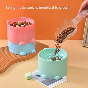 Bol à alimentation lente pour chien, petit bol anti-étouffement pour chat et chien, conception de protection du cou, dispositif d'alimentation pour chat et chien, fournitures pour animaux de compagnie - Product Image 5