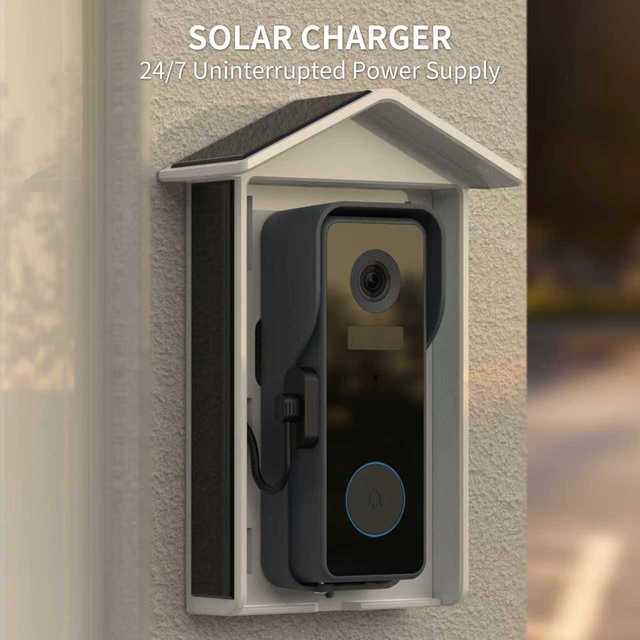 3MP HD Video Doorbell Intercom Night Vision Smart 2-Way Calling Doorbell Camera Waterproof Smart Wireless Door Phone