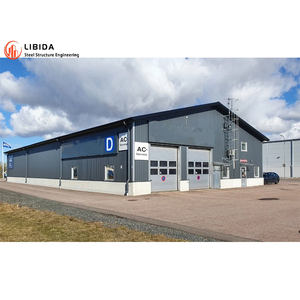 מבנה פלדה קל מבנה מחסן זול לבניית מתכות ומפעלים בניין תעשייתי - Product Image 3