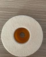 PMS 100mm 100% laine feutre disque fabricant roue de polissage abrasif roue de polissage laine Flet roue