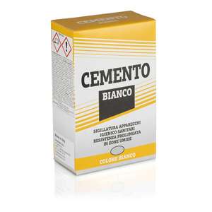 Ciment blanc RASSASIE SRL modèle 1200050 1 kg en boîte, matériaux d'imperméabilisation - Product Image 1